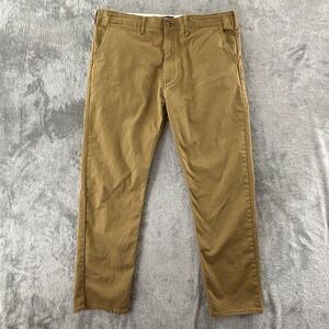 Levi Strauss Chino Pants Mens 38x30 Khaki Straight Leg Stretch‎ Casual 329410016